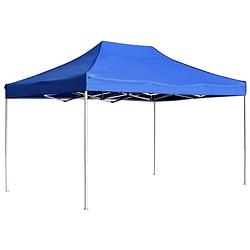 Foto van Vidaxl partytent professioneel inklapbaar 4,5x3 m aluminium blauw