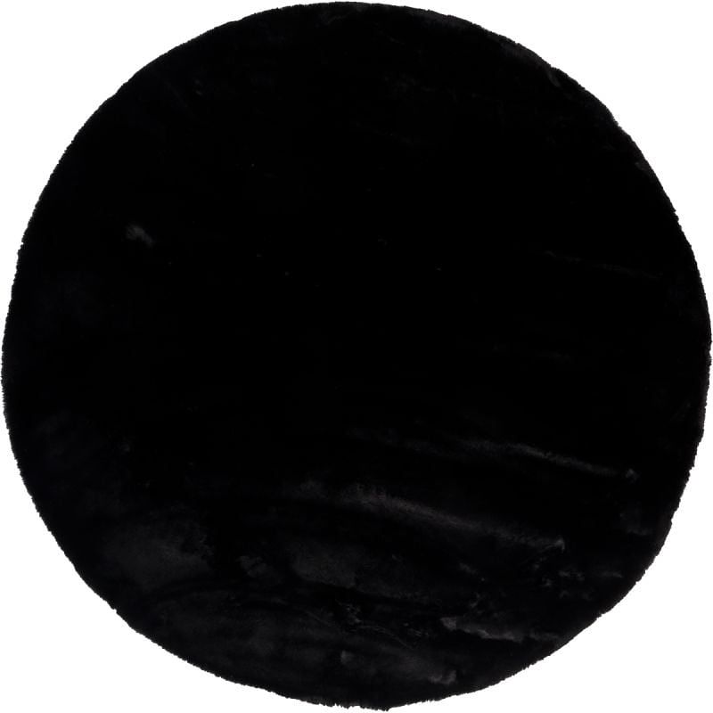 Foto van Vloerkleed perry zwart 120 rond