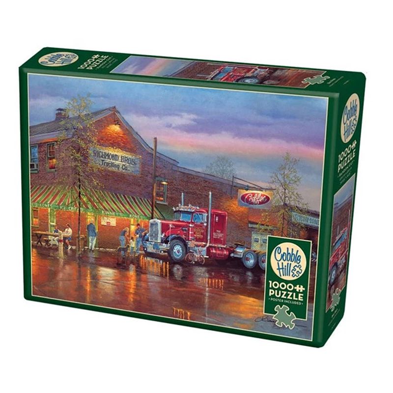 Foto van Cobble hill puzzle 1000 pieces - big red - till end of stock