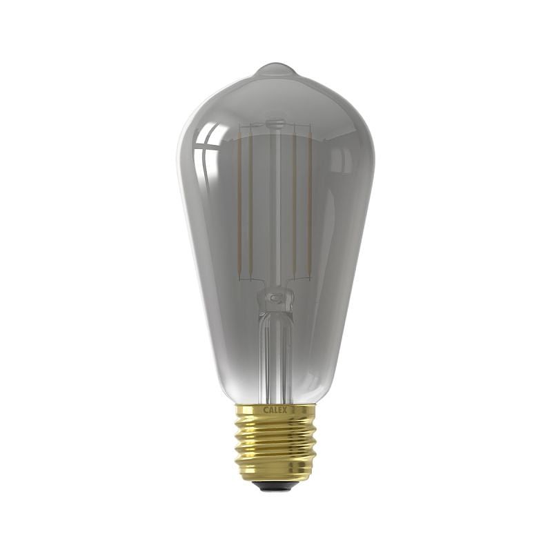 Foto van Calex smart led filament smokey rustic-lamp st64