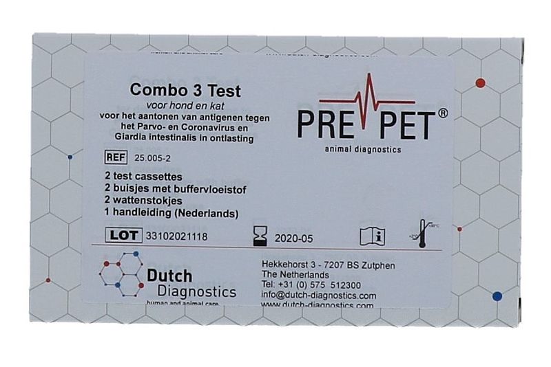 Foto van Testjezelf.nu pre pet combo 3 test