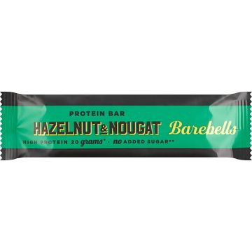 Foto van Barebells protein bar hazelnut & nougat 55g bij jumbo