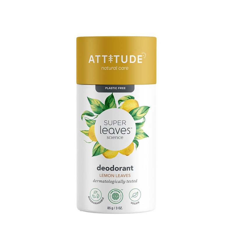 Foto van Attitude super leaves citroenblad deodorant