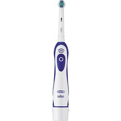 Foto van Oral-b advance power db4010 elektrische tandenborstel roterend / oscillerend wit, blauw