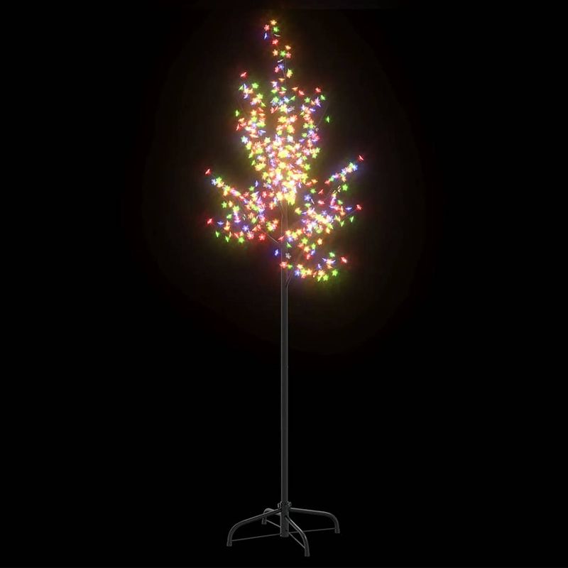 Foto van Vidaxl kerstboom 220 led's meerkleurig licht kersenbloesem 220 cm