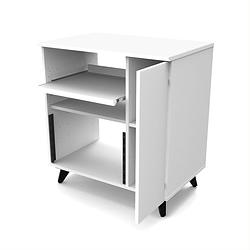 Foto van Glorious modular side rack white voor sound desk en workbench