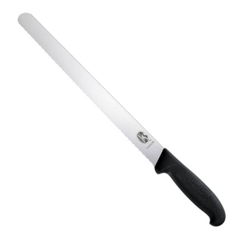 Foto van Victorinox fibrox bakkersmes - 36cm - gekarteld