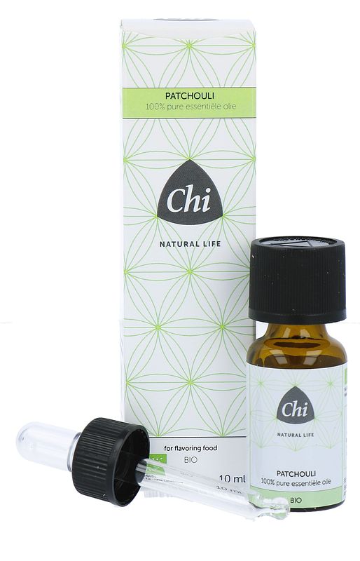 Foto van Chi patchouli etherische olie biologisch