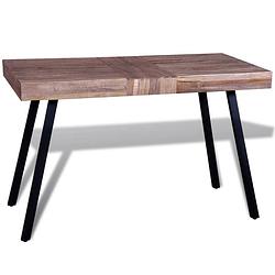 Foto van Vidaxl tafel gerecycled teakhout