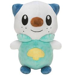 Foto van Pokémon knuffel oshawott junior 20 cm pluche groen/wit