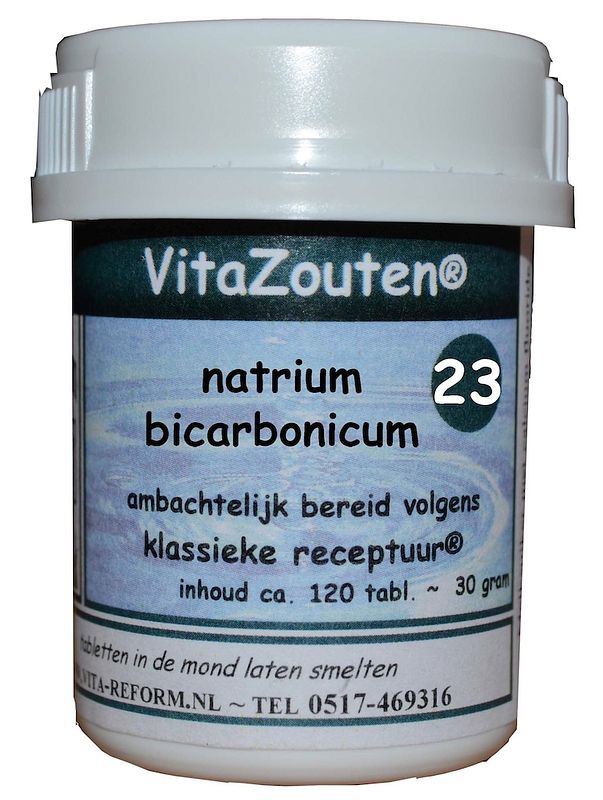 Foto van Vita reform vitazouten nr. 23 natrium bicarbonicum 120st