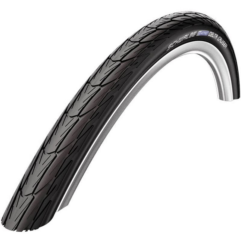 Foto van Buitenband delta cruiser 26 inch 37-590 rubber zwart