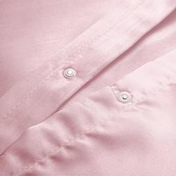 Foto van Dekbedovertrek glans satijn - musthave voor huid & haar - reguleert talgproductie - roze