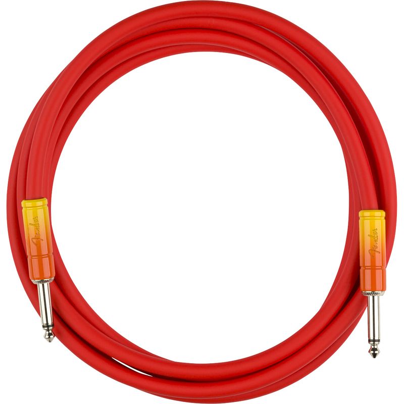 Foto van Fender ombré cable instrumentkabel 3 meter tequila sunrise