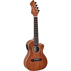 Foto van Ortega horizon series ruwn-ce e/a concert ukelele met gigbag