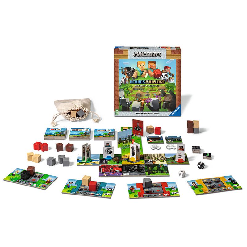 Foto van Ravensburger minecraft heroes of the village