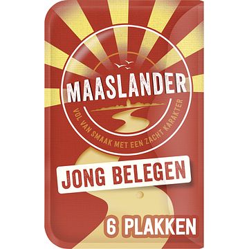 Foto van Maaslander 50+ jong belegen kaas plakken 150g bij jumbo