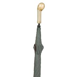 Foto van Classic canes golfparaplu elite - rustieke knop handgreep - groen - 92 cm