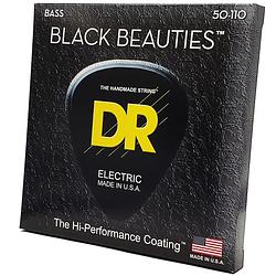 Foto van Dr strings bkb-50 black beauties 50-110 snarenset voor elektrische basgitaar