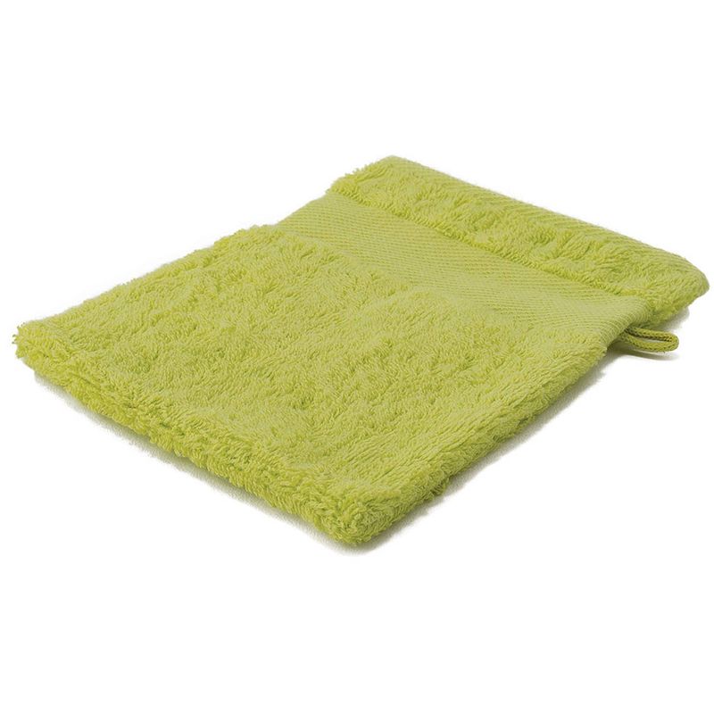 Foto van Arowell washand washandje 21 x 16 cm - 500 gram - lichtgroen - 5 stuks