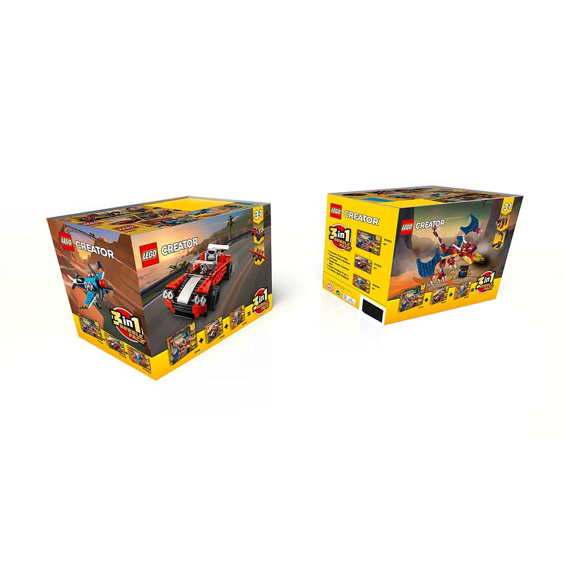 Foto van Lego creator value pack