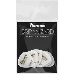 Foto van Ibanez ppa16xrgwh grip wizard rubber grip plectrumset 6-pack extra heavy wit