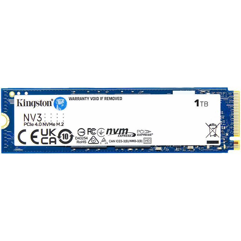 Foto van Kingston 1000g nv3 pcie 4.0 nvme ssd m.2 2280