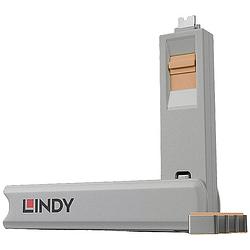 Foto van Lindy lindy usb-c-poortsleutel set van 4 stuks oranje incl. 1 sleutel