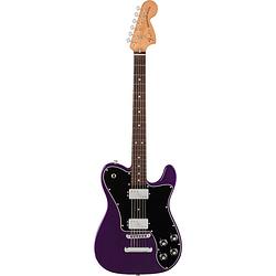 Foto van Fender kingfish telecaster deluxe mississippi night rw signature elektrische gitaar met koffer