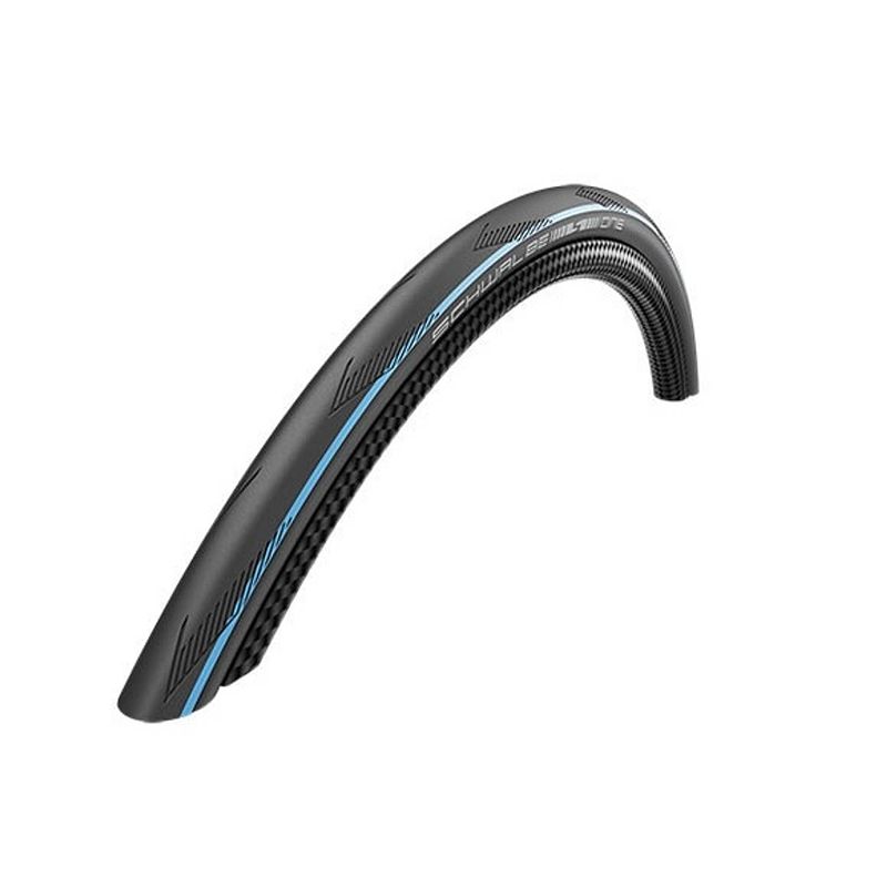 Foto van Schwalbe buitenband one vouwband 28 x 1.00 (25-622) zwart/blauw