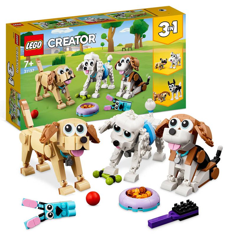 Foto van Lego creator 3-in-1 schattige honden 31137