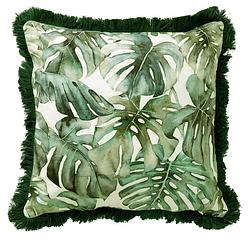 Foto van Dutch decor fauna - sierkussen met patroon 45x45 cm chive - groen - groen