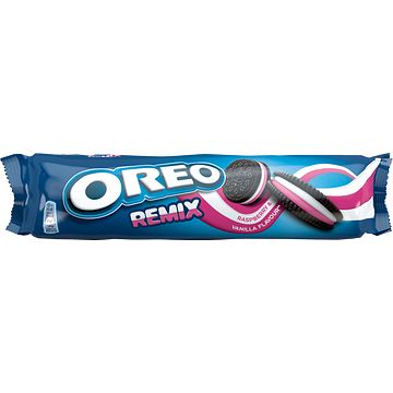 Foto van Oreo remix koekjes frambozen & vanille 157g bij jumbo