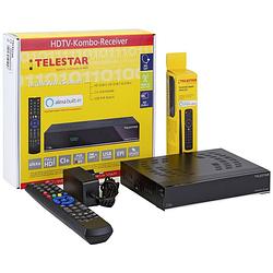 Foto van Telestar diginova 25 smart+smart voice kit dvb-s & dvb-c combo-receiver opnamefunctie, ethernetaansluiting, geschikt voor enkele kabel, geschikt voor unicable,