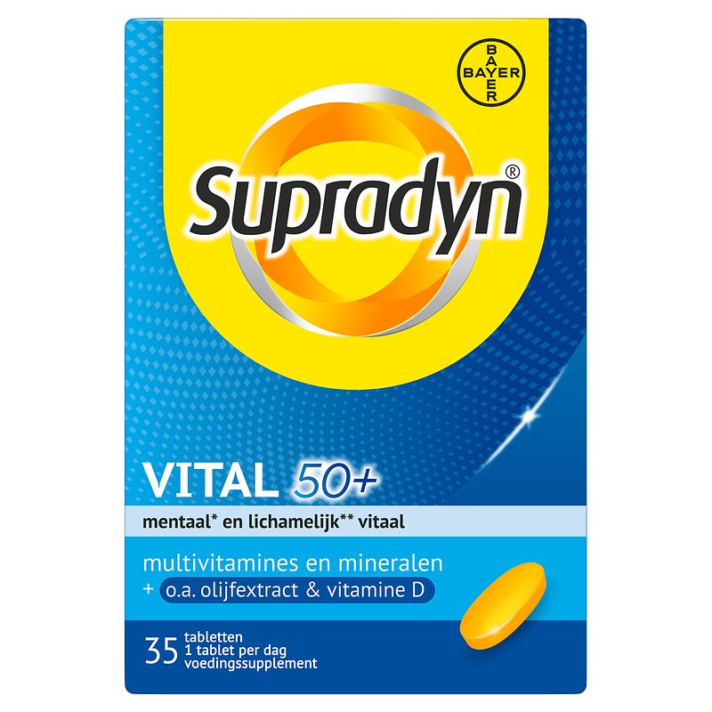 Foto van Supradyn vital 50+ tabletten