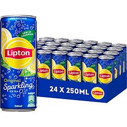 Foto van Lipton ice tea sparkling original 6 x 4 x 250ml bij jumbo