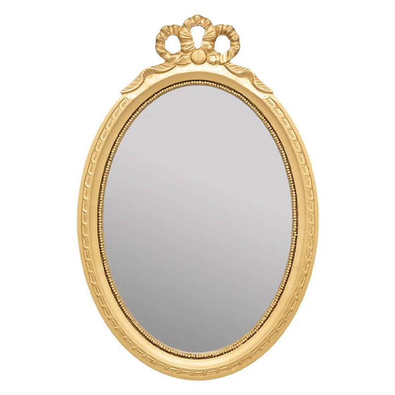 Foto van Spiegel/wandspiegel little princess - gouden rand - kinderkamer - 29 x 43 cm - spiegels