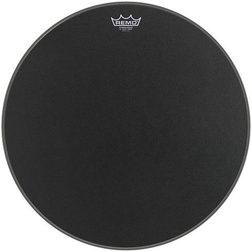 Foto van Remo p3-1822-es powerstroke 3 black suede 22 inch bassdrumvel