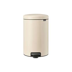 Foto van Brabantia newicon pedaalemmer 20 liter met kunststof binnenemmer - soft beige