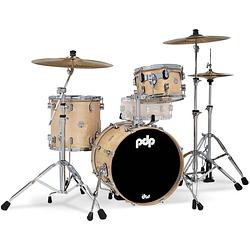 Foto van Pdp drums pdcm18bpna concept maple natural lacquer 3d. bebop shellset