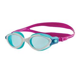 Foto van Speedo duikbril futura biofuse rubber one-size blauw/wit/roze
