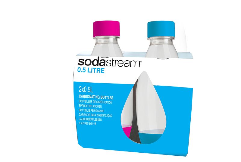 Foto van Sodastream fuse duo 0.5l waterkan blauw