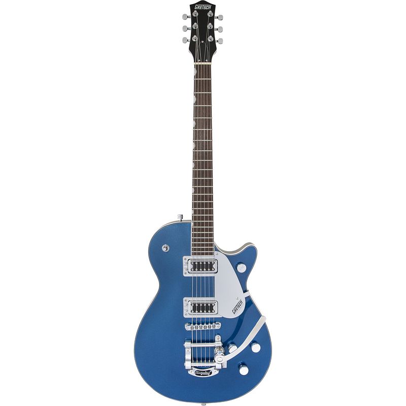 Foto van Gretsch g5230t electromatic jet ft aleutian blue