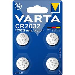Foto van Varta lithium knoopcel cr2032 blister 4