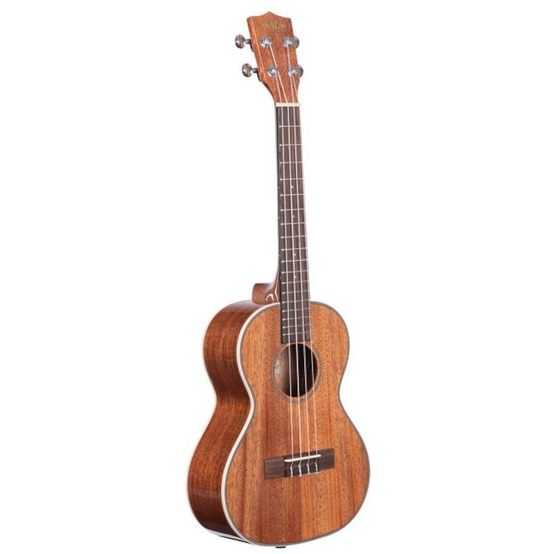 Foto van Kala ka-smh-tg gloss solid mahogany massieve tenor ukelele met koffer