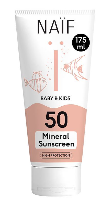 Foto van Naif baby&kids mineral sunscreen spf50