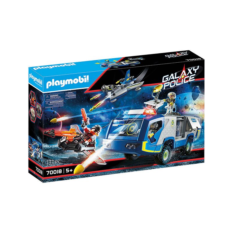 Foto van Playmobil galaxy police - galaxy politietruck 70018