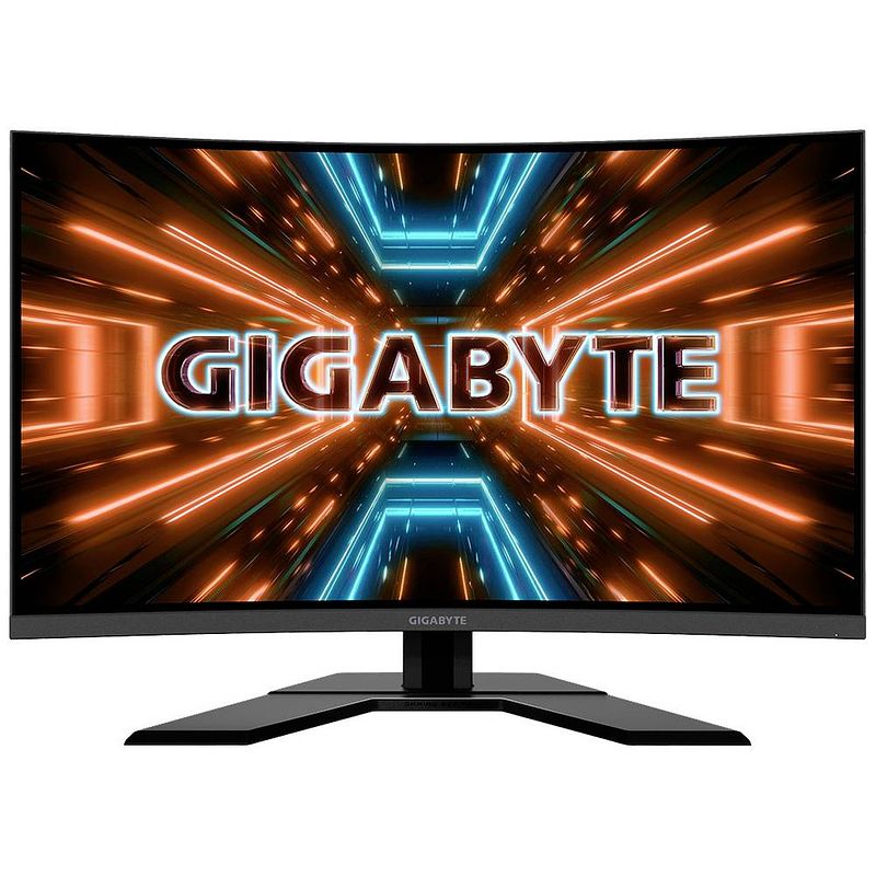 Foto van Gigabyte g32qc a led-monitor 80 cm (31.5 inch) energielabel g (a - g) 2560 x 1440 pixel qhd 1 ms usb 3.2 gen 1 (usb 3.0), hdmi, displayport, hoofdtelefoon (3.5