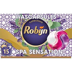 Foto van Robijn 3in1 wascapsules color spa sensation 15 wasbeurten aanbieding bij jumbo | 1+1 gratis