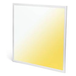 Foto van Led paneel 62x62 - velvalux lumis - led paneel systeemplafond - aanpasbare kleur cct - 40w - inbouw - vierkant - wit -